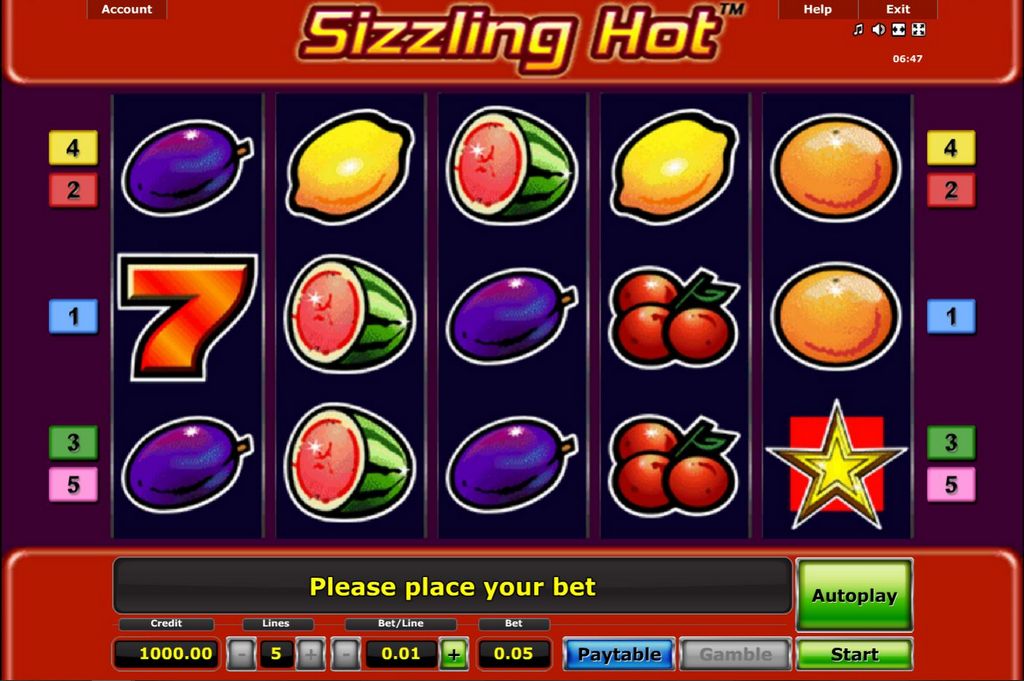 Sizzling Hot Deluxe kostenlos im Demomodus spielen